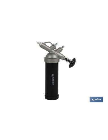 Mini grease pump 85 grams with button and compact design