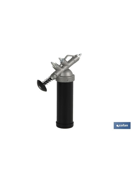 Mini grease pump 85 grams with button and compact design