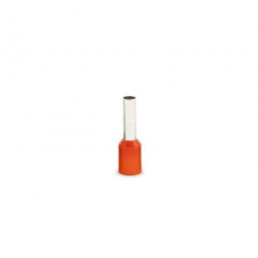 Leader de la section isolée de 4mm d'Orange 50 pcs 