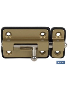 Pacote com 15 unidades de fecho base plástico cromado brilhante 80 mm 2