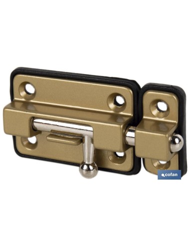 Pack de 15 Verrous Base Plastique Chrome Mat 80 mm