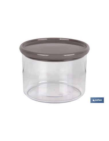 Pack of 6 Multi-Purpose Jars Albahaca Model Stone Color 1L