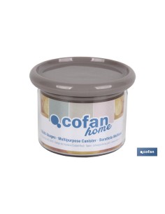 Pack mit 9 Mehrzweckgläsern Albahaca 500ml Steinfarbe