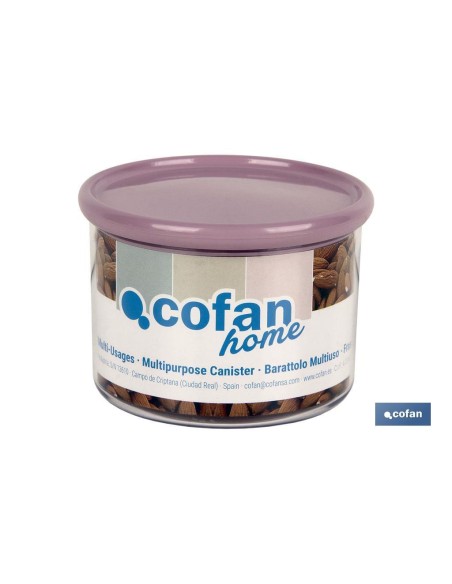 Pack mit 6 Mehrzweckgläsern Albahaca Rosa 500ml