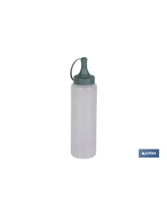 Pack 12 unidades garrafa de óleo modelo Albahaca 250 ml verde água