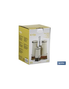 Beige Ölset 230 ml und 120 ml mit Halter 2