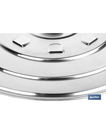 Pack de 12 couvercles C/déshumidificateur aluminium 36 cm