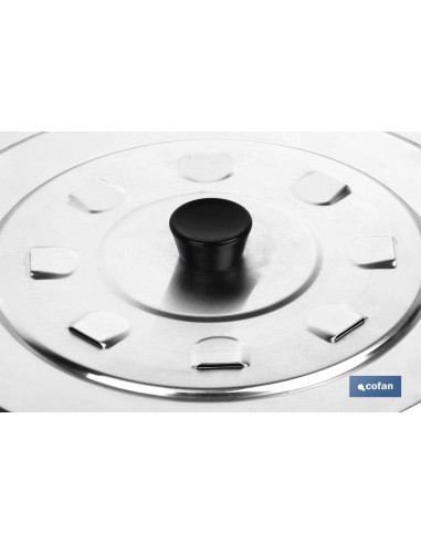 Pack de 12 couvercles C/déshumidificateur aluminium 36 cm