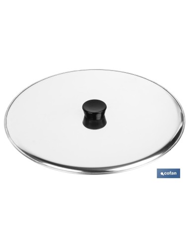 Pack mit 6 Tortilla-Abdeckungen Edelstahl 30 cm