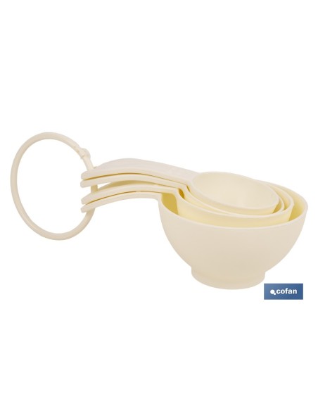 Ensemble de 4 cuillères doseuses 60 ml, 80 ml, 120 ml, 240 ml