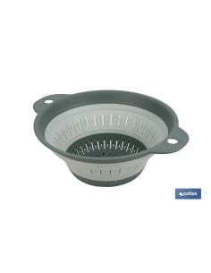 Foldable green drainer 1.8 L with efficient storage system