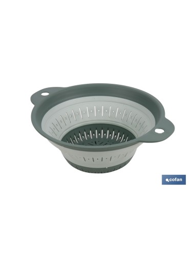 Foldable green drainer 1.8 L with efficient storage system