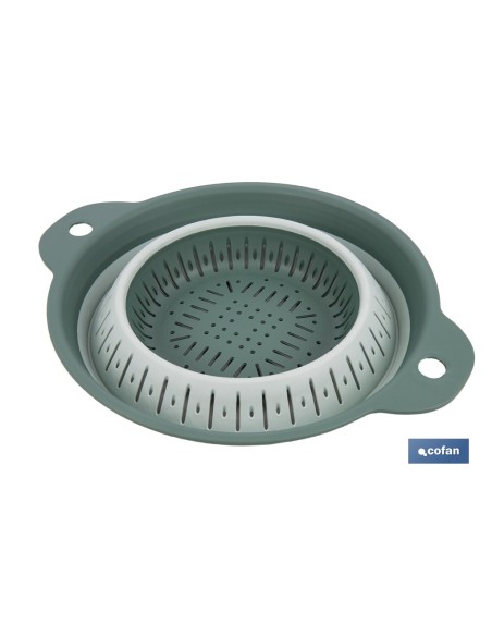 Foldable green drainer 1.8 L with efficient storage system