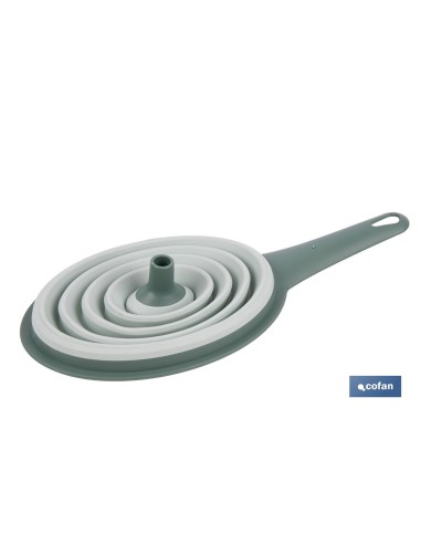 Foldable Funnel and Strainer Set - Green
