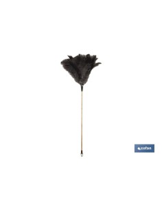 Pólo de pluma de avestruz Classe A com cabo de madeira