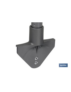 Pack mit 10 breiten Metallkehrschaufeln 83 cm 2