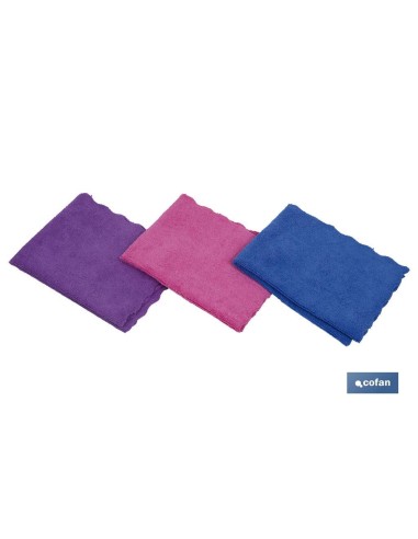 Pacchetto di 3 panni in microfibra 40x30cm ad alta assorbenza
