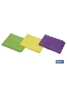 Pack de 3 chiffons en microfibre 40x30cm avec haute absorption 2