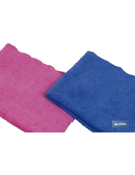 Pacote de 3 panos de microfibra 40x30cm com alta absorção