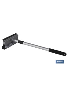 Pack 6 Fensterreiniger Schwamm und Abzieher ausziehbar 48-76.5 cm