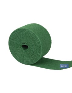 Rullo spugna fibra forte verde 14x6 m 2