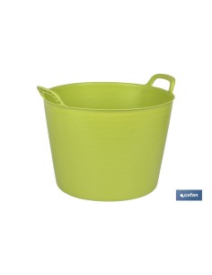 Pack 6 Capazos de 42 L Amarillo Verdoso - 48,5 x 45 x 38 cm