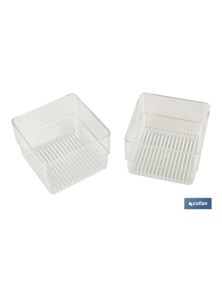 Kosmetik-Organizer-Set 30x23x8 cm transparent
