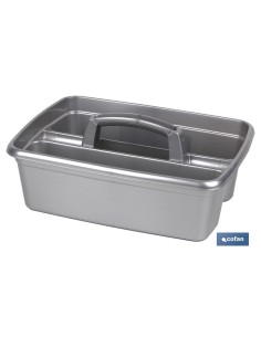 Pack 6 organizadores de limpieza gris 39.5x29x16cm 2