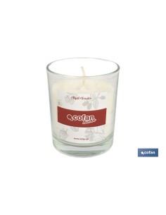 Pack mit 12 Aromatischen Kerzen aus Pflanzenwachs Rote Früchte 125 g