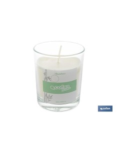 Pack mit 12 Duftkerzen aus Pflanzenwachs Bamboo 125 g