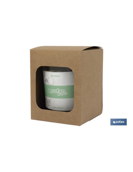Pack mit 12 Duftkerzen aus Pflanzenwachs Bamboo 125 g