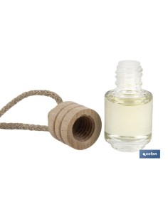 Pack mit 12 Auto-Lufterfrischern Ocean 6ml mit Holzdiffusor 2