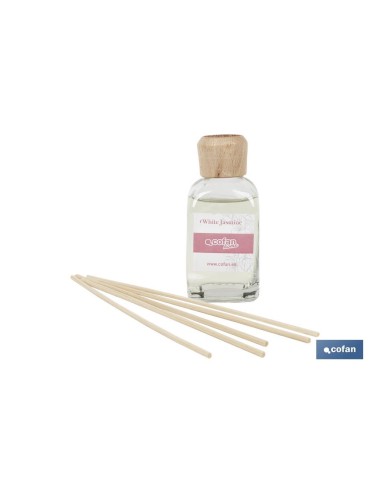Confezione da 12 diffusori a canne 50ml gelsomino bianco