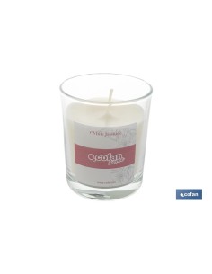 Pack 12 unidades vela aromática de cera vegetal jazmín 125 g