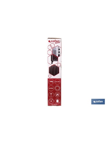 White mica radiator 2000W model Astana with elegant design