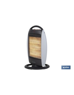 Aquecedor Halógeno Oscilante 400/800/1200 W