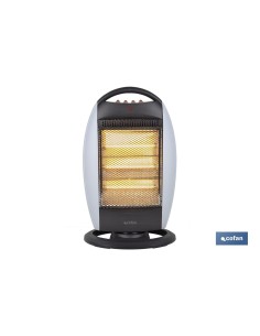 Estufa halógena oscilante 400/800/1200 W 2