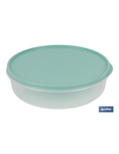 Pack de 6 boîtes hermétiques rondes vertes 24.5x6.5cm