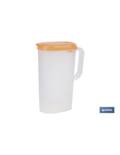 Pack mit 6 Wasserkrügen 2L Orange Modell Manantial 2