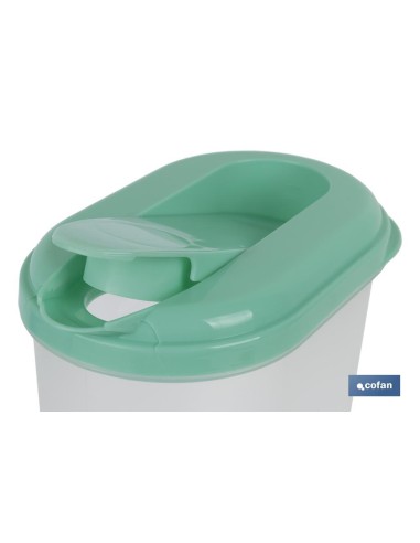 2L Orange Water Jug with Lid, Manantial Model