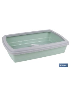 Cassetta per gatti verde acqua 47 x 31 x 11 cm