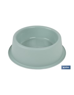 Pack 6 comederos redondos verde agua 24.5x7.5 cm para mascotas