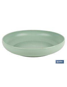 Pacote com 6 Pratos Redondos Nara Verde Água 20cm 850ml