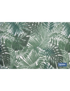 Padded cover for ironing board 135 x 53 cm green branches 2