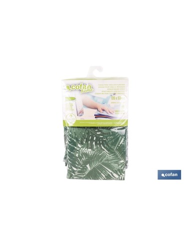 Padded cover for ironing board 135 x 53 cm green branches