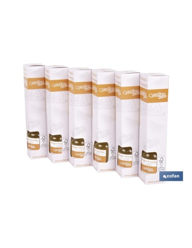 Pack de 6 unités diffuseur de tiges orange cannelle 50 ml