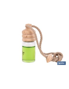 Pack 12 unidades ambientador coche té verde y lima 6 ml