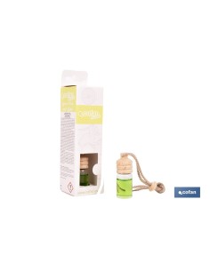 Pack mit 12 Auto-Lufterfrischern grünem Tee und Limette 6 ml 2