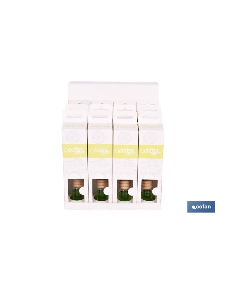 Pacco da 12 deodoranti per auto tè verde e lime 6 ml