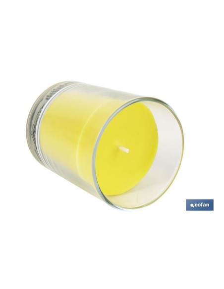 Pack mit 6 citronella Duftkerzen im klaren Glas 120 g